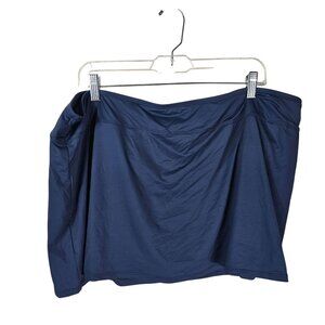 Jantzen Tummy Control Teal Swim Skirt 20W Built-In Briefs Poolside Beach Resort